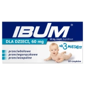 IBUM DLA DZIECI 60mg x 10 czopków