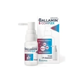 Ballamin B Complex spray do gardła 15ml - krótka data