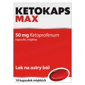 Ketokaps Max 0,05g x 10 kapsułek